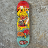 Anti Hero Gewer Gryptids Skateboard Deck Red Yellow Blue 8.25x14.38WB
