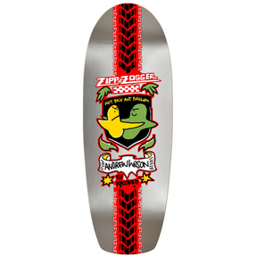 Krooked Wilson Zogger Skateboard Deck Silver 10.75x14.2WB