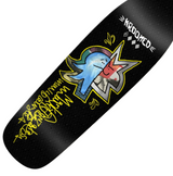Krooked Gonz Signature Skateboard Deck Black 9.81x14.37WB