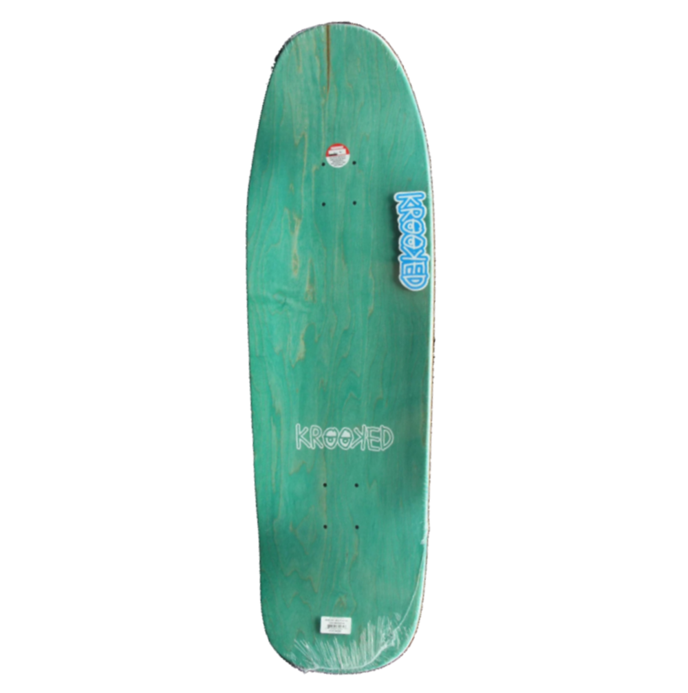 Krooked Gonz Signature Skateboard Deck Black 9.81x14.37WB