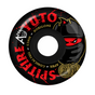 Spitfire x April Yuto Con Full Wheels Set Black Red 53/99d