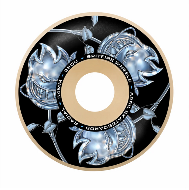 Spitfire x April BH Rose Rad Wheels Set Natural Black 54/99d