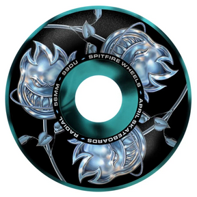Spitfire x April BH Rose Rad Wheels Set Black Blue Swirl 46/99d