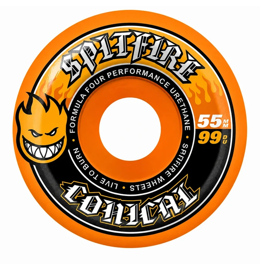 Spitfire F4 Conical Wheels Set Orange 55/99d