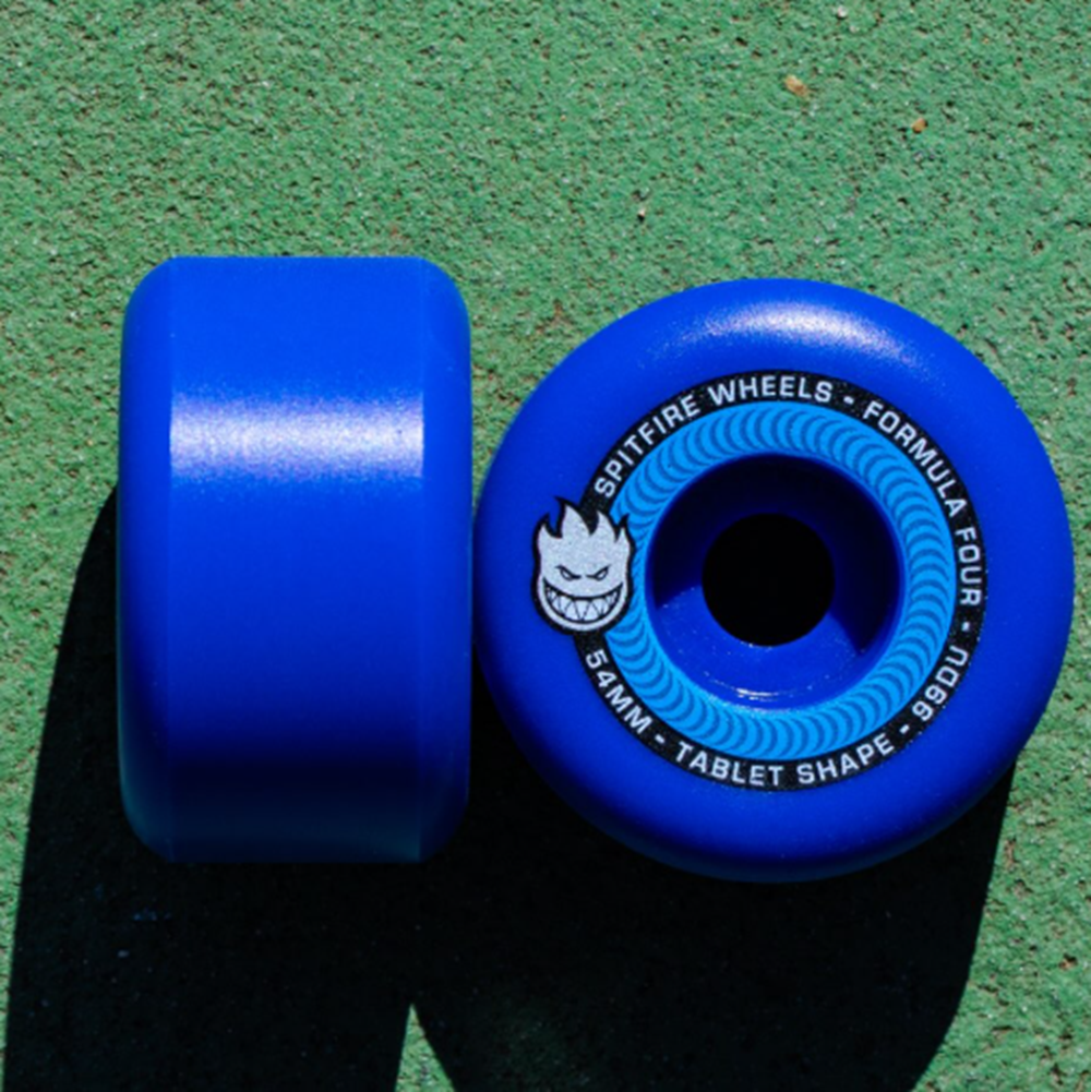 Spitfire F4 Tablets Skate Wheels Set Blue 54/99d