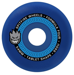 Spitfire F4 Tablets Skate Wheels Set Blue 54/99d