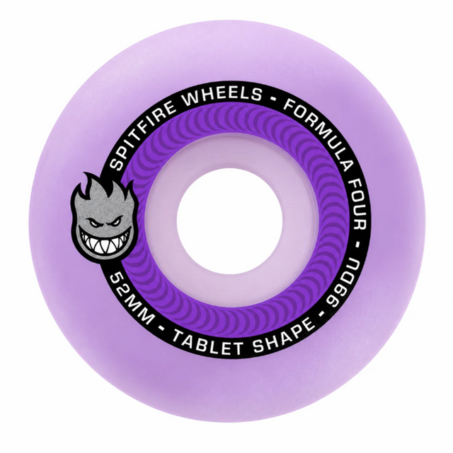 Spitfire F4 Tablets Skate Wheels Set Purple 52/99d