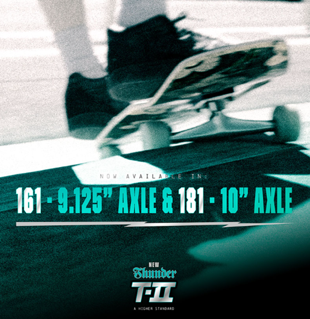 Thunder Team T2 Trucks Polished 181mm Set