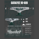 Thunder T-II Catalyst Regen Trucks Green Silver 149 Set
