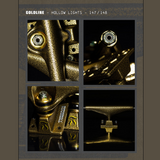 Thunder Hollow Lights Goldline Trucks Gold 147 Set
