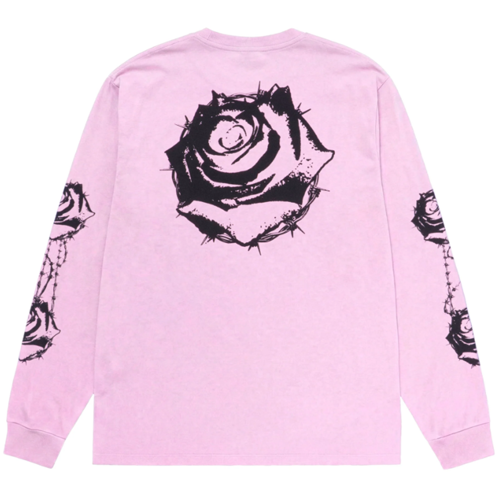 Deathwish Bed of Roses LS Tee Pink