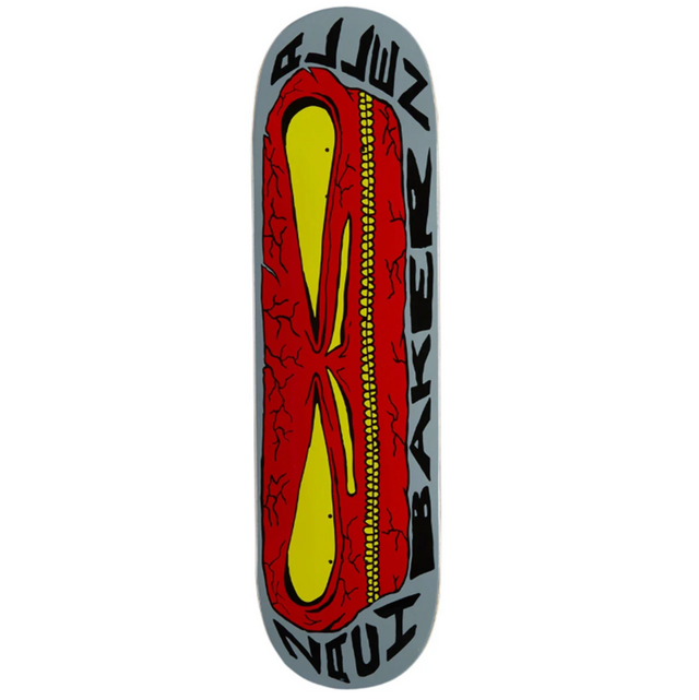Baker Zach Allen Big Brain Skateboard Deck Red White Black 8.5x14.5wb