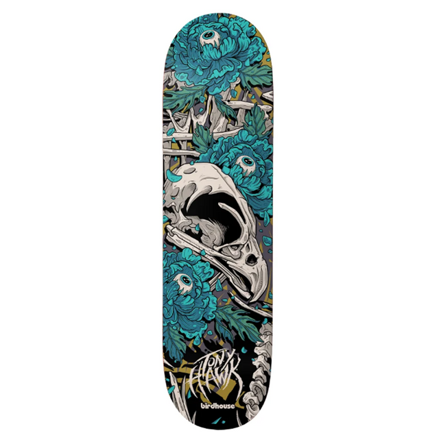Birdhouse Tony Hawk Tillbrook Skateboard Deck Blue 8.25x14wb
