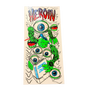 Heroin Mutate or Die Tats Sticker White Green 5.5inch