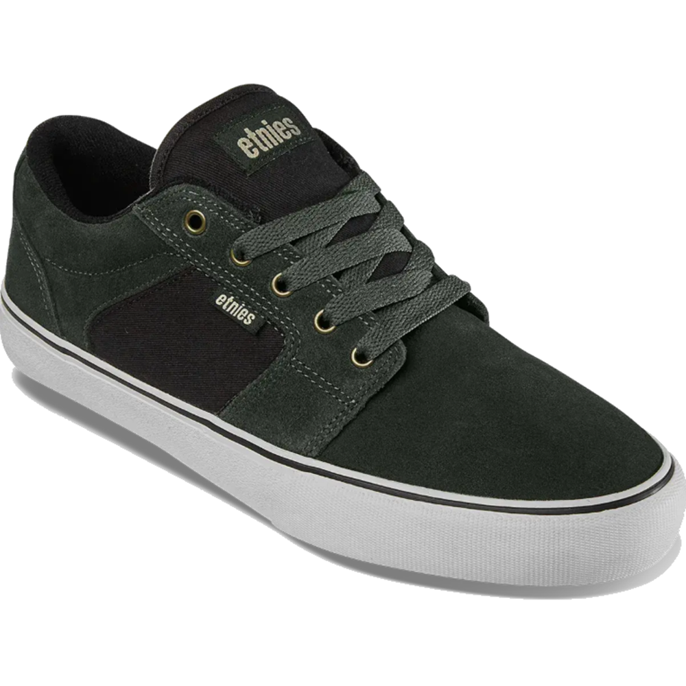 Etnies Barge LS Foundation Skate Shoes Green Black 12