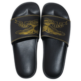 Anti Hero Basic Eagle Slides Black Gold 9