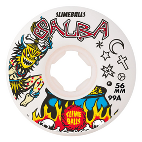 Slime Balls Salba Witch Doc Reissue Chubbies Wheels Set White 56/99a