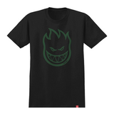 Spitfire Bighead SS TShirt Black Green Large