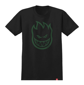 Spitfire Bighead SS TShirt Black Green Large