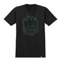 Spitfire Bighead SS TShirt Black Green Large