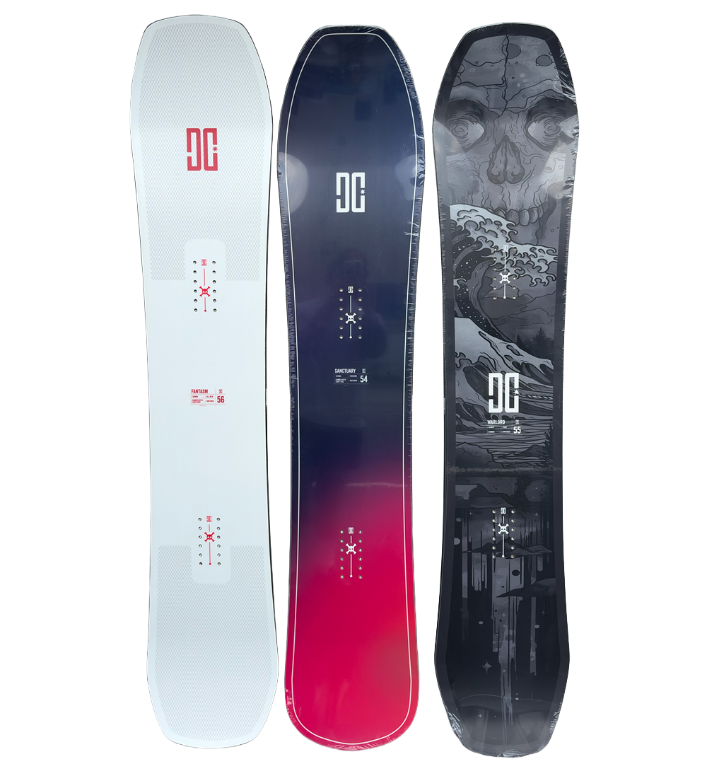 DC Fantasm Snowboard White Red 156