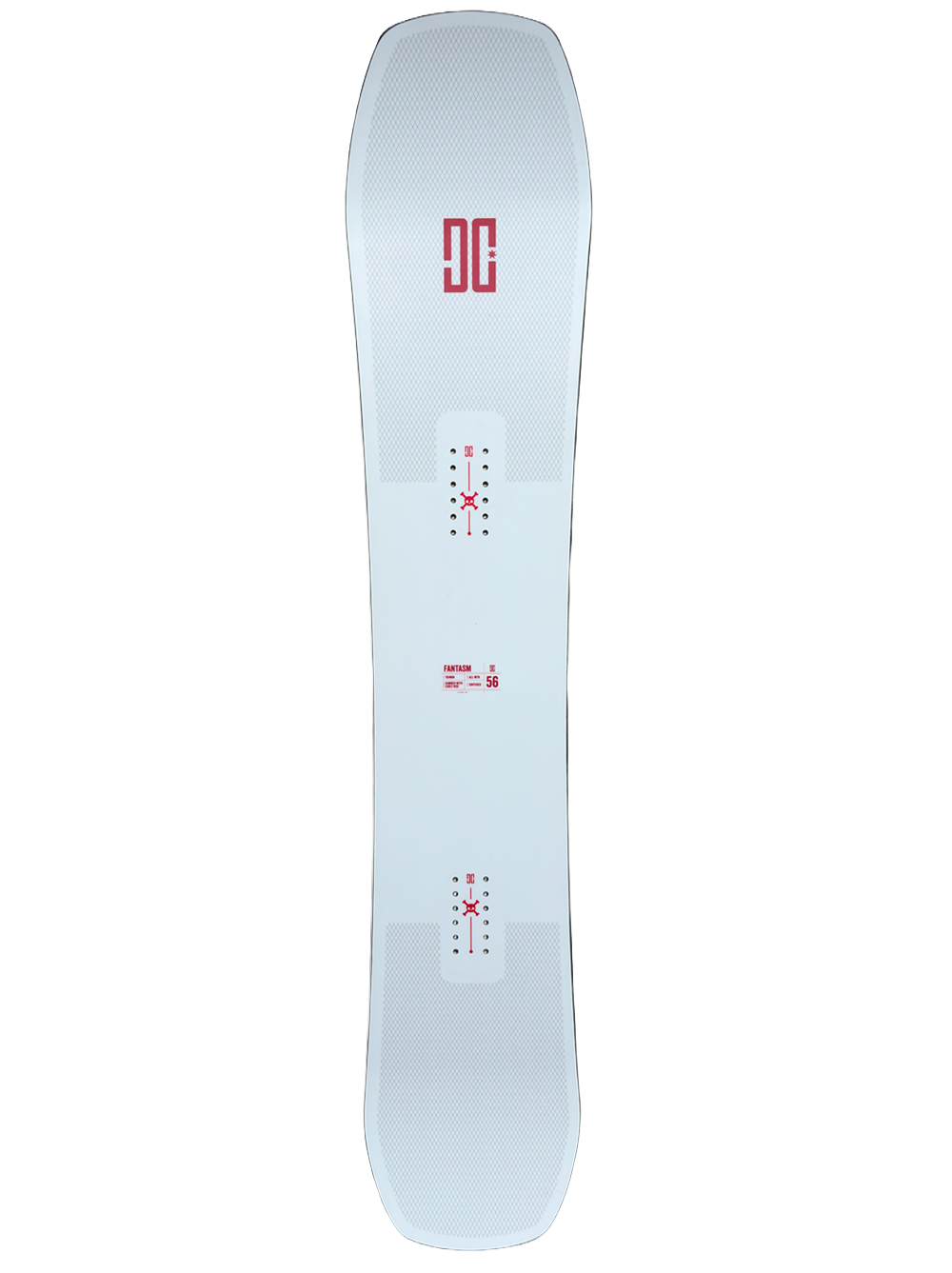DC Fantasm Snowboard White Red 156