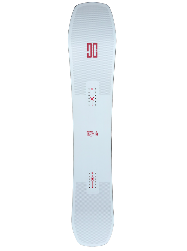 DC Fantasm Snowboard White Red 156