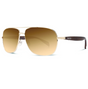 Abaco Austin Polarized Sunglasses Gold Brown Gradient