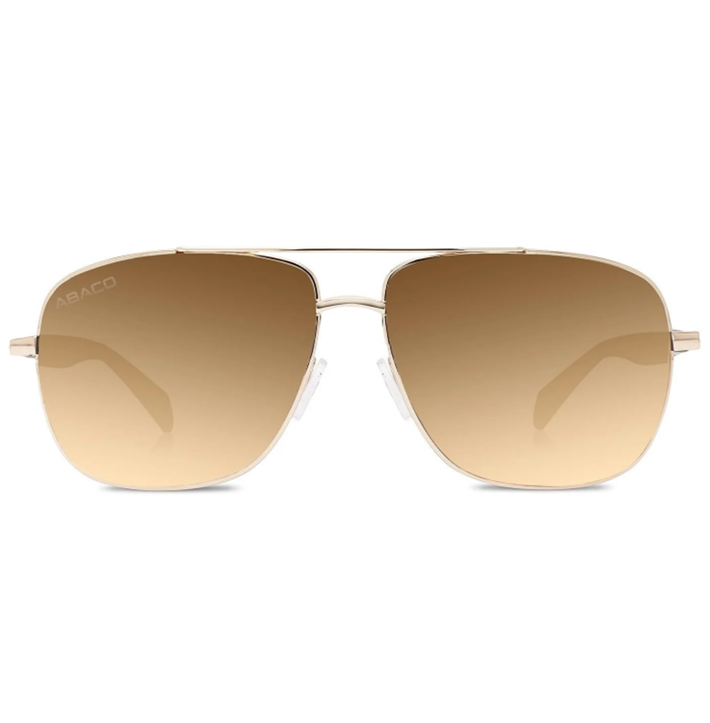 Abaco Austin Polarized Sunglasses Gold Brown Gradient