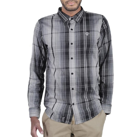 LRG Cult Classic LS Woven Shirt Ash Medium