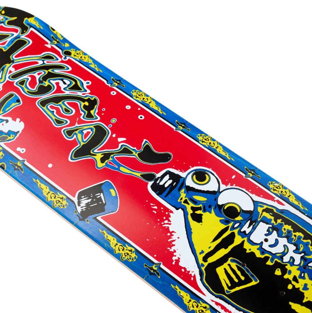 Evisen Sauce Fish Skateboard Deck Red Blue 8.25x14WB