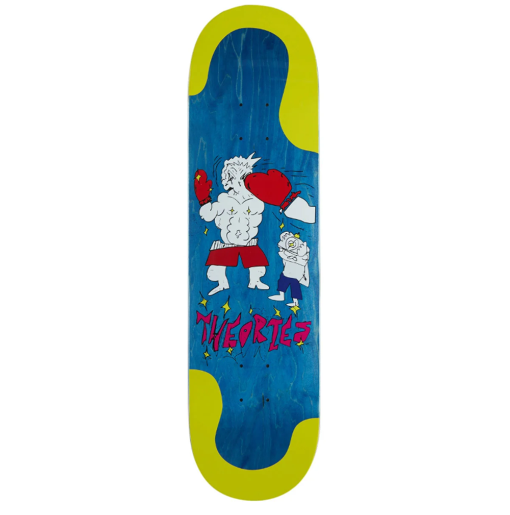 Theories Lights Out Skateboard Deck Yellow 8.25x14.25WB