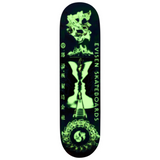 Evisen Zen Aku Vase Skateboard Deck Blue 8.06x14.12WB
