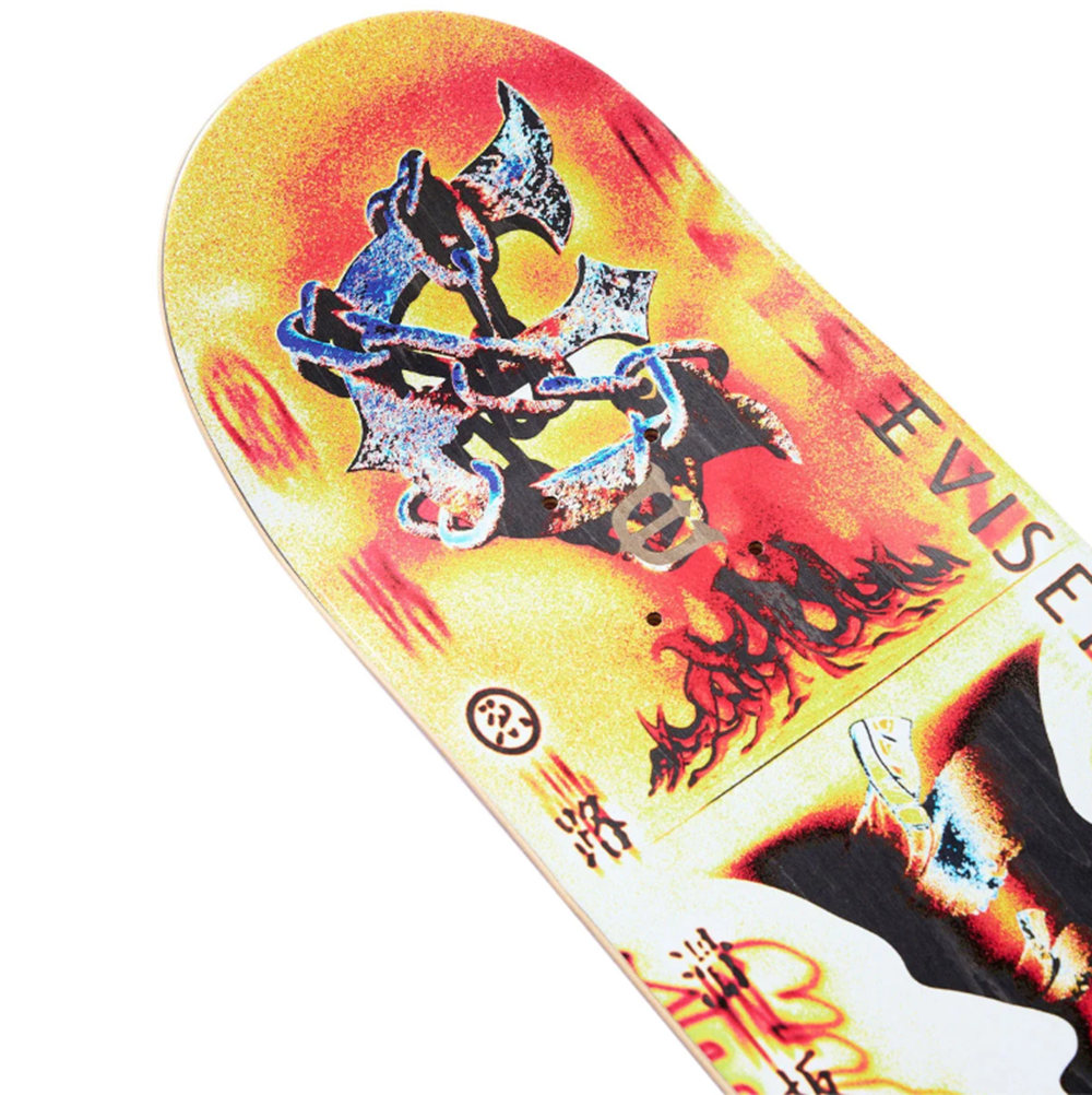 Evisen Zen Aku Vase Skateboard Deck Blue 8.06x14.12WB