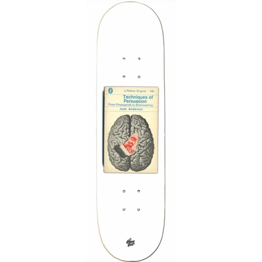 The Killing Floor Anderson Persuasion Skateboard Deck White 8.38x14.25WB