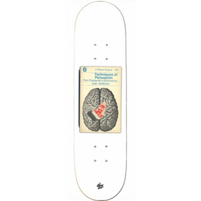 The Killing Floor Anderson Persuasion Skateboard Deck White 8.38x14.25WB