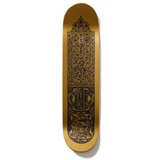 Evisen Ancient Flora Skateboard Deck Black Gold 8.5x14WB