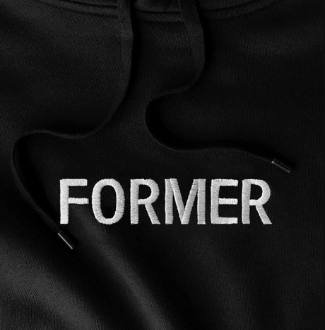 Former Legacy Embroidered Hoodie Black
