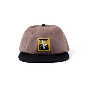 Former Slant F Cap Hat Brown Snapback