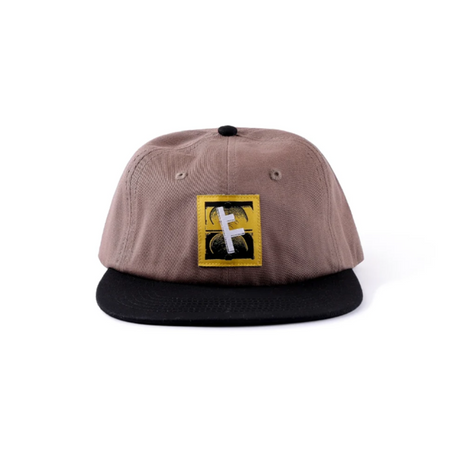 Former Slant F Cap Hat Brown Snapback