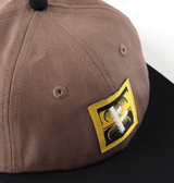 Former Slant F Cap Hat Brown Snapback