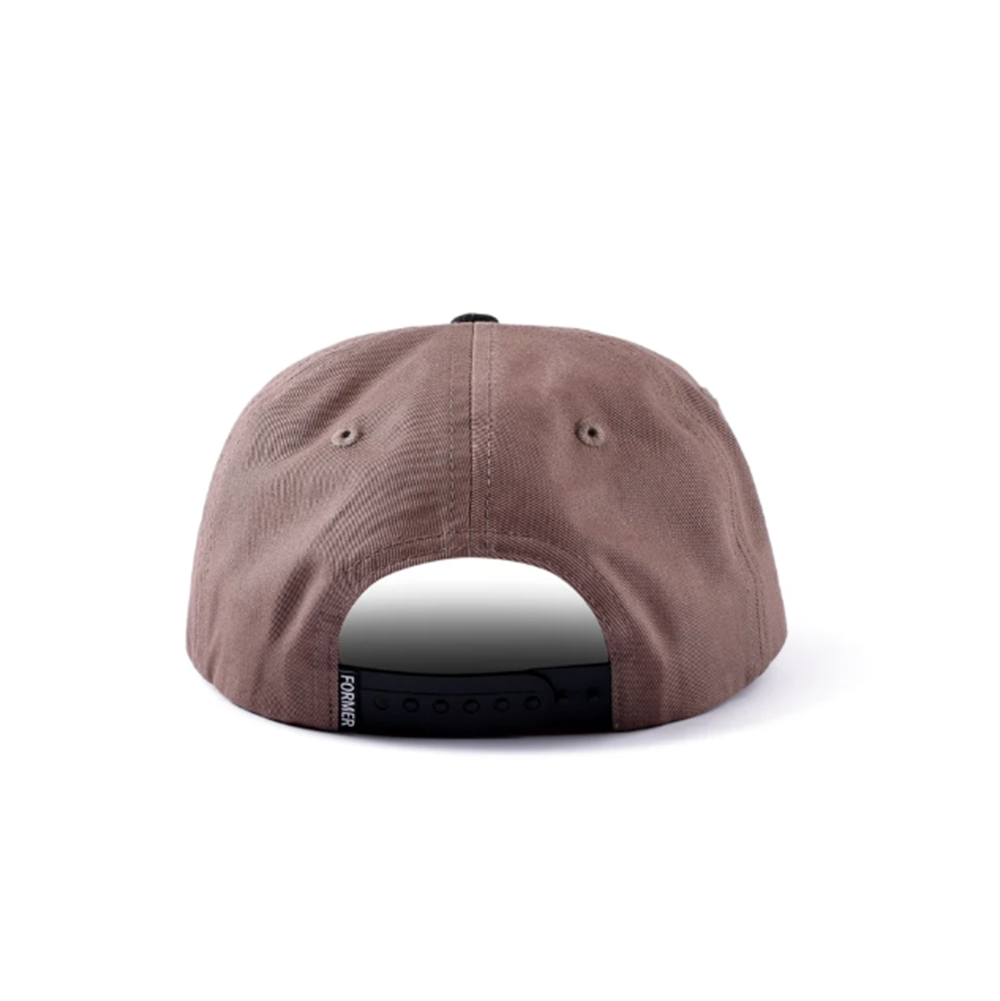 Former Slant F Cap Hat Brown Snapback