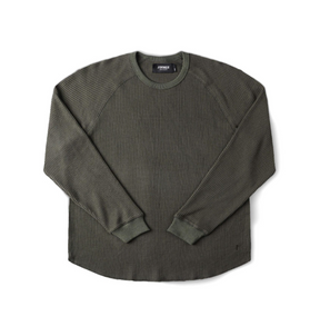 Former AG Raglan Waffle Crewneck Surplus Medium