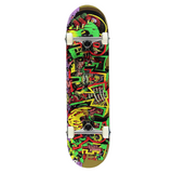 Creature Hallucination Skateboard Complete Black Green Red Yellow 8x14WB
