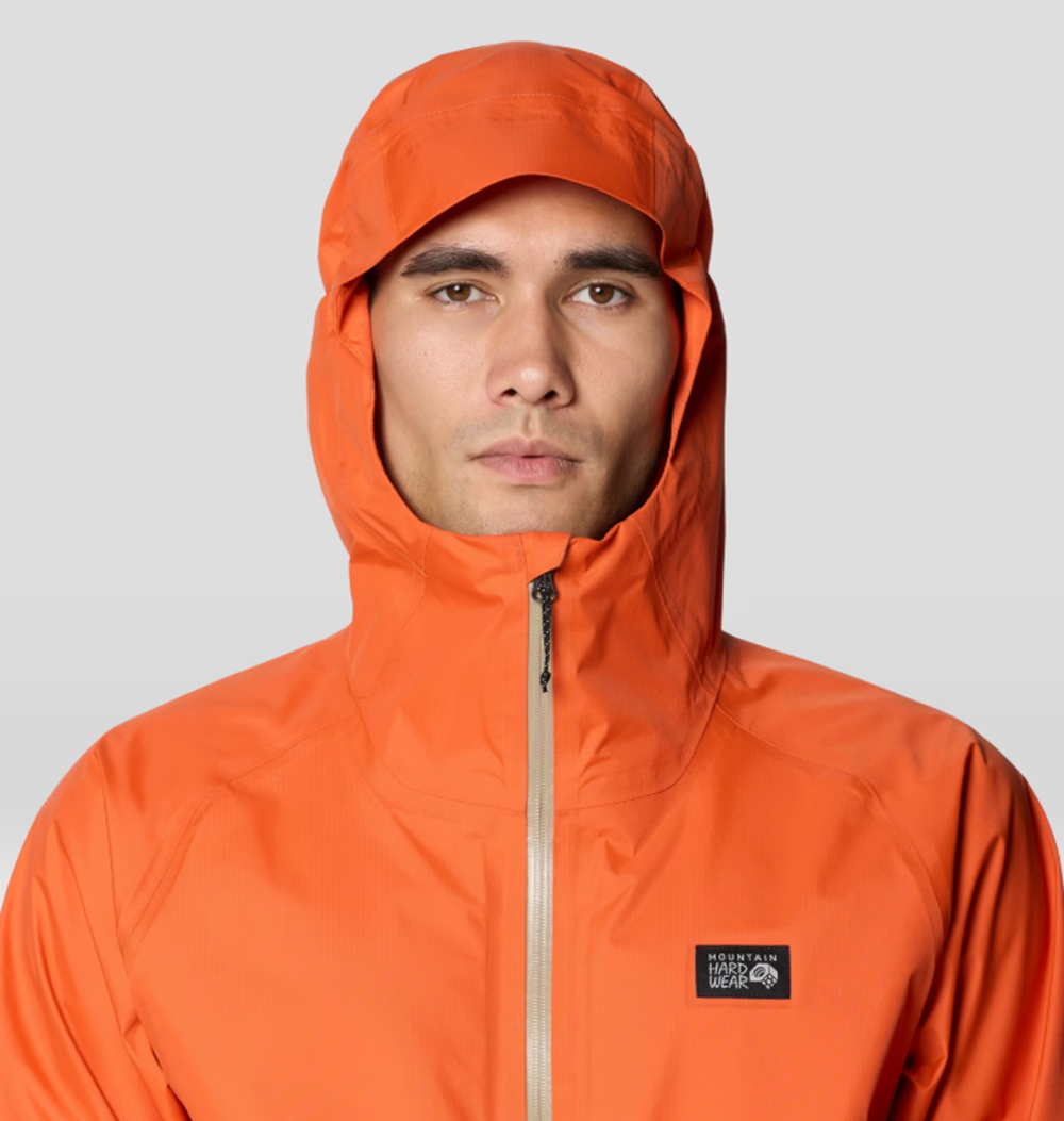 Mountain Hardwear Threshold Jacket Mens Orange Tan
