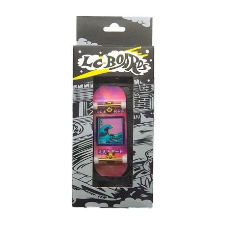 LC Wave Fingerboard Complete Pink 34mm