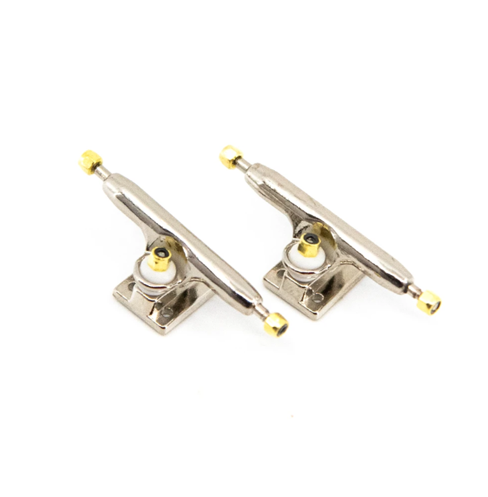 LC V4 Fingerboard Pro Trucks Silver Silver 34mm