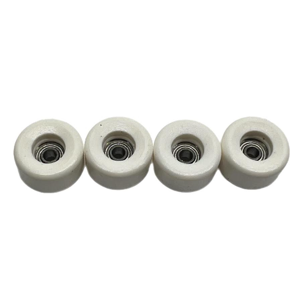 LC Bowl Shape Urethane Fingerboard Pro Wheels White 8.5mm 65D
