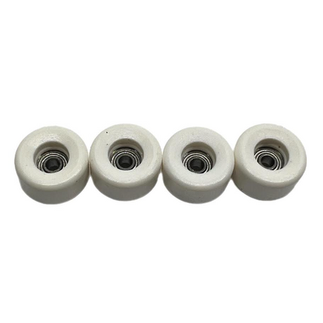 LC Bowl Shape Urethane Fingerboard Pro Wheels White 8.5mm 65D