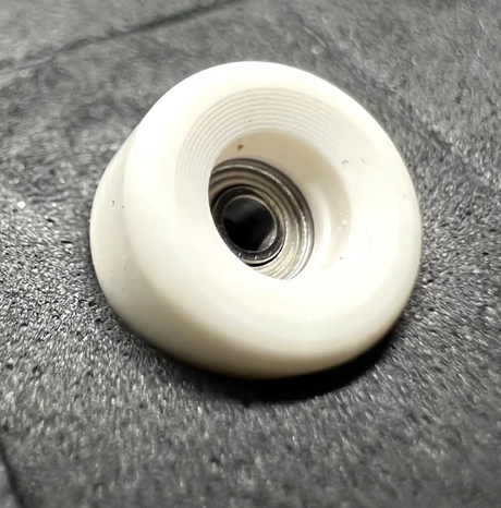 LC Bowl Shape Urethane Fingerboard Pro Wheels White 8.5mm 65D